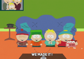 excited eric cartman GIF by South Park 