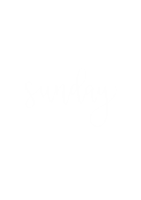 Sunday Wednesday Sticker