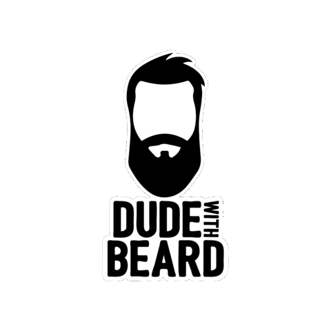 Beard Dude Sticker by beardrulez