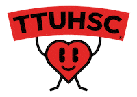 Texas Tech Heart Sticker by TTUHSC
