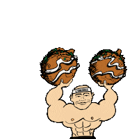 KARLSBALLS funny food japan balls Sticker