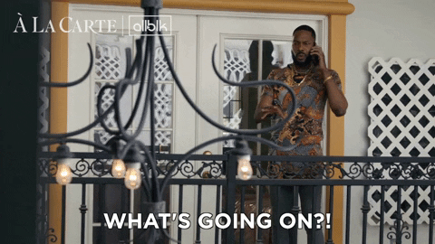 What Is Going On Whats Up GIF by ALLBLK