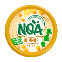 noa_pflanzlich vegan plantbased wobble hummus Sticker