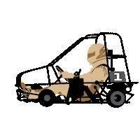 Black And Gold Race Sticker by Purdue University