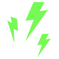 Lightning Bolt Electricity Sticker by SEOLGOLD