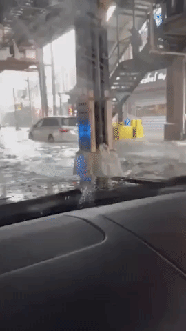 'Unbelievable': Driver Travels Through Severe Flooding in Brooklyn Neighborhood