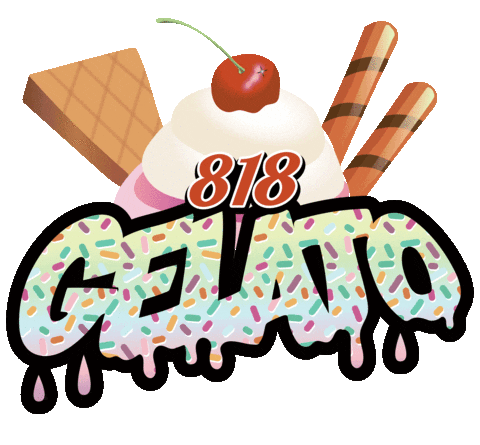 Gelato Sticker by 818 Brands