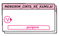 Message Love Sticker by Peripera Indonesia
