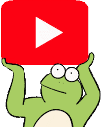 karume1127 youtube かえる ユーチューブ ようつべ Sticker