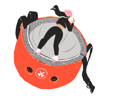 Roller Derby Skate Sticker