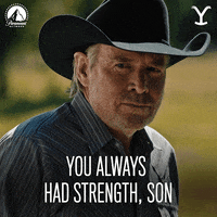 Youre Strong Paramount Network GIF by Yellowstone