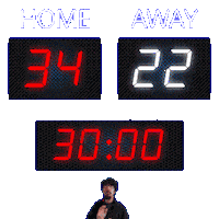 22 Away Sticker