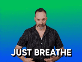 Just Breathe GIF by Tony Hale