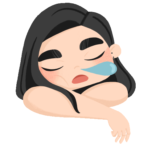 Sleepy Sticker by madebyjods