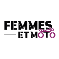 femmesetmoto moto sorority motorcycles sororite Sticker