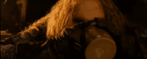 ProLifeSince1989 lord of the rings chug gimli drinking game GIF