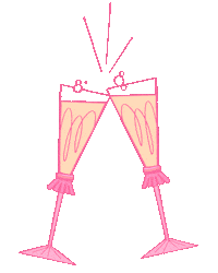 Celebrate Happy Hour Sticker by Alexandra Five