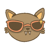 Cat Fashion Sticker