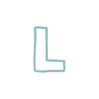 L Alphabet Sticker