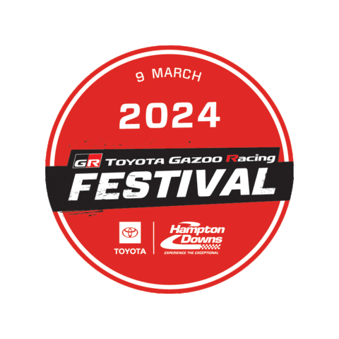 saatchinz giphyupload toyota tgr festival toyota festival Sticker