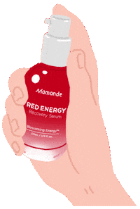 flower redserum Sticker by mamonde