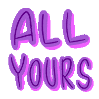 All Yours Love Sticker by Mike O.