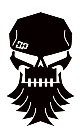 Skull Laughing Sticker by Diesel Power Gear