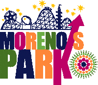 MorenosPark rollercoaster roller coaster carousel ferris wheel Sticker