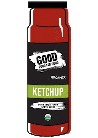 Good_Food_For_Good ketchup goodfoodforgood Sticker