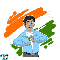 Independence Day India Sticker by Bobble