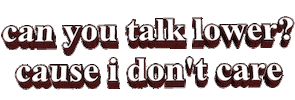 don't care lol Sticker by AnimatedText