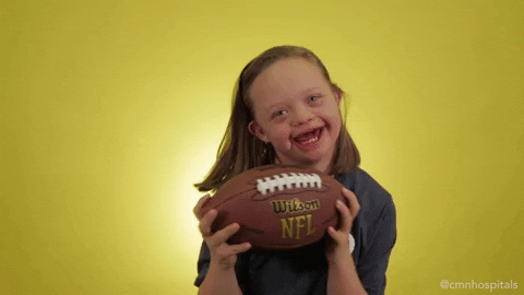 Football Girl GIF by Children's Miracle Network Hospitals