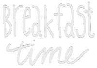 Breakfast Time Food Sticker