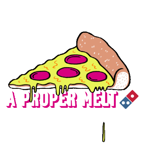 hungry pizza time Sticker by Domino’s UK and ROI