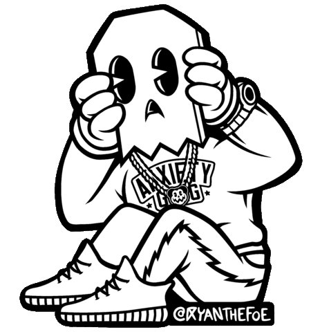 Black And White Art Sticker by Secret Walls