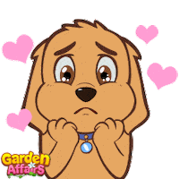 Dog Love Sticker by GardenAffairs