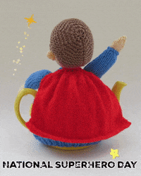 Superman Superhero GIF by TeaCosyFolk