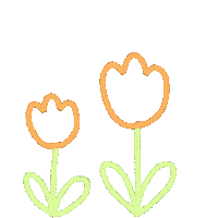 sally89413 cute flowers lines sallylin Sticker