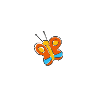 Butterfly Sticker by MAKAvA delighted ice tea