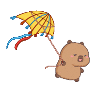 Happy Kite Flying Sticker