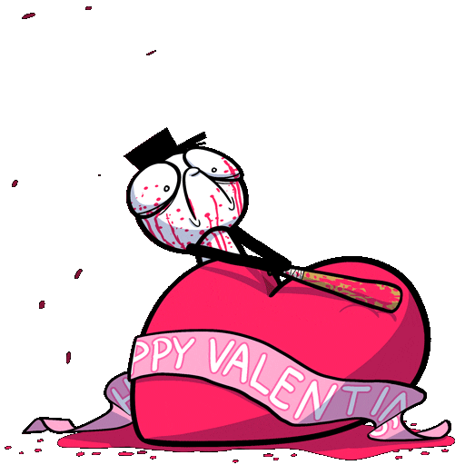 valentines day love Sticker by Loading Artist