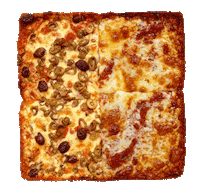 MagicJohns food pizza hungry joke Sticker