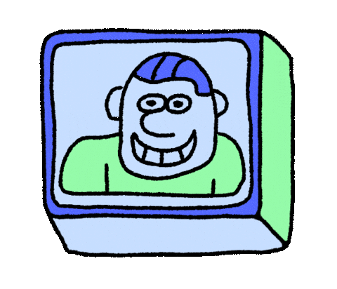 Man Guy Sticker by robe.prieto