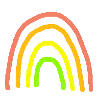 Rainbow Love Sticker