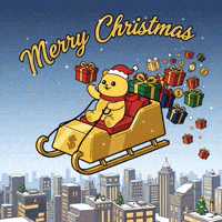 Merry Christmas Happy Holidays GIF by Kanpai Pandas