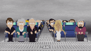 shocked crowd GIF by South Park 