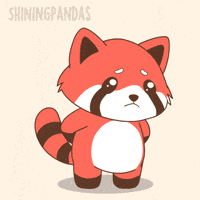 Sorry Red Panda GIF