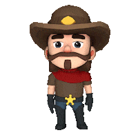 Bang Bang 3D Sticker by Futureplay Games