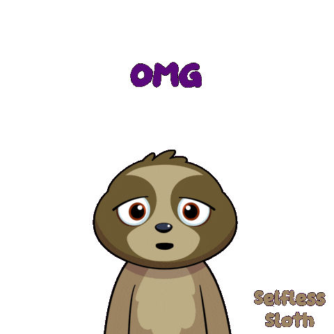 Sloth Omg Sticker by VeeFriends