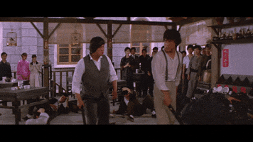 jackie chan fighting stance GIF by MIRAMAX
